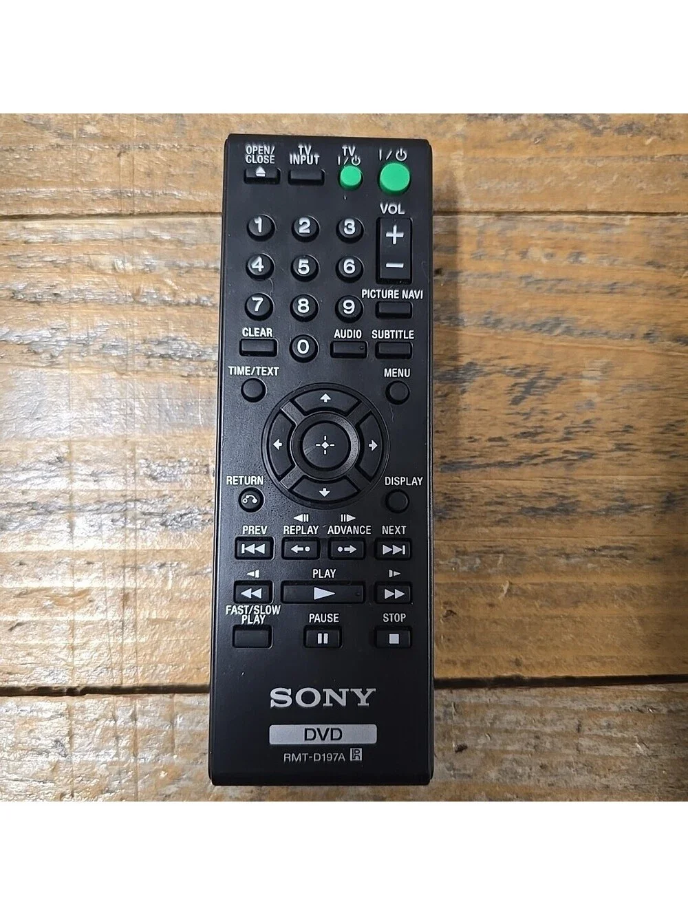 SONY RMT-D197A Genuine DVD Player Remote Control TESTED